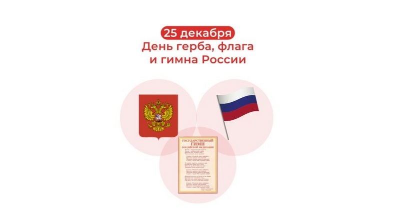День принятия Федеральных конституционных законов о государственных символах Российской Федерации.